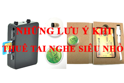 những lưu ý khi thuê tai nghe siêu nhỏ để sử dụng hiệu quả