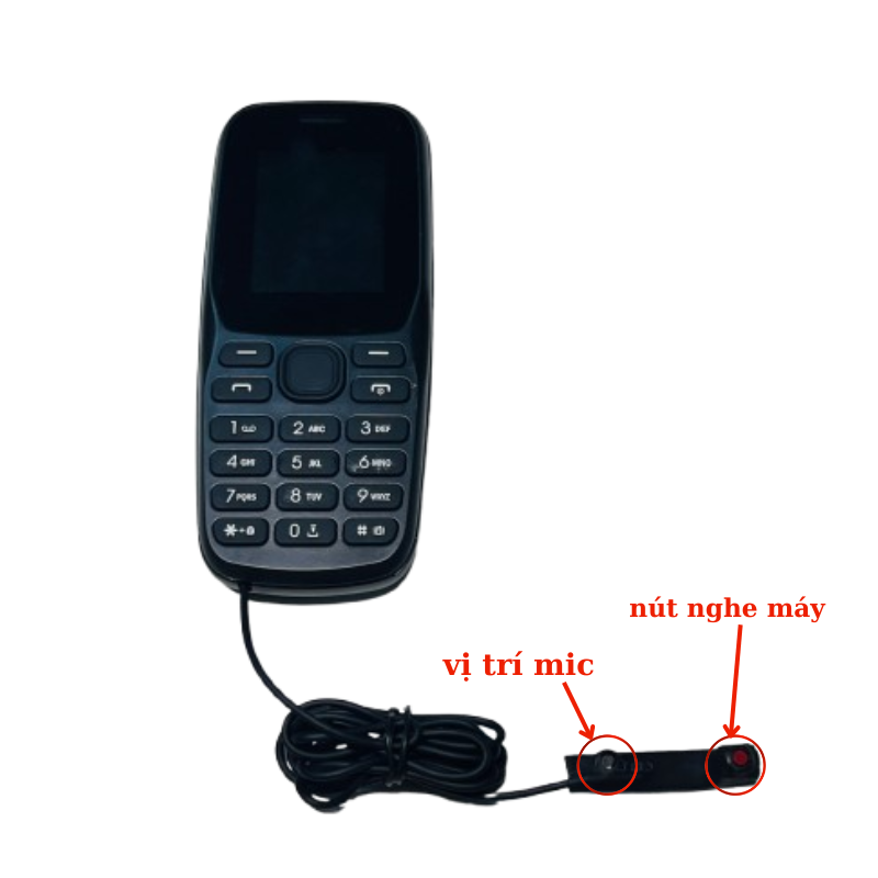 Vị Trí Mic Và Nút Nghe Máy