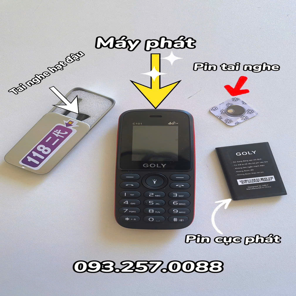 Tai nghe hạt đậu và máy goly