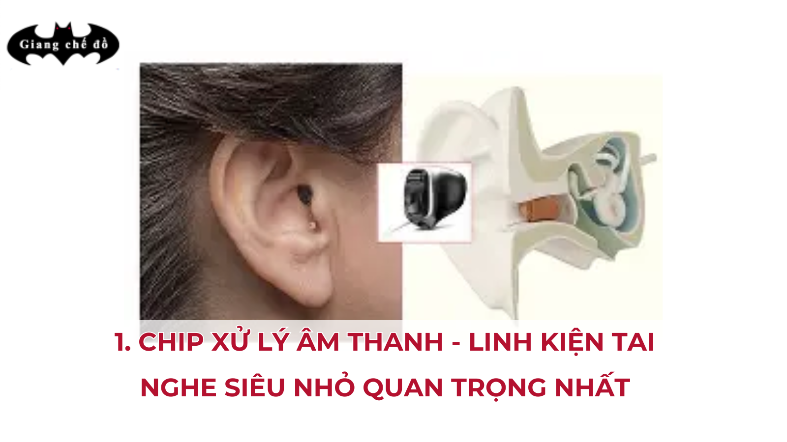 Chip xử lý âm thanh - Linh kiện tai nghe siêu nhỏ quan trọng nhất