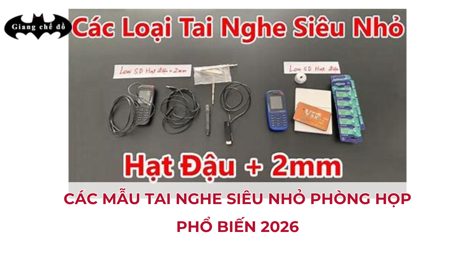 Các mẫu tai nghe siêu nhỏ phòng họp phổ biến 2026