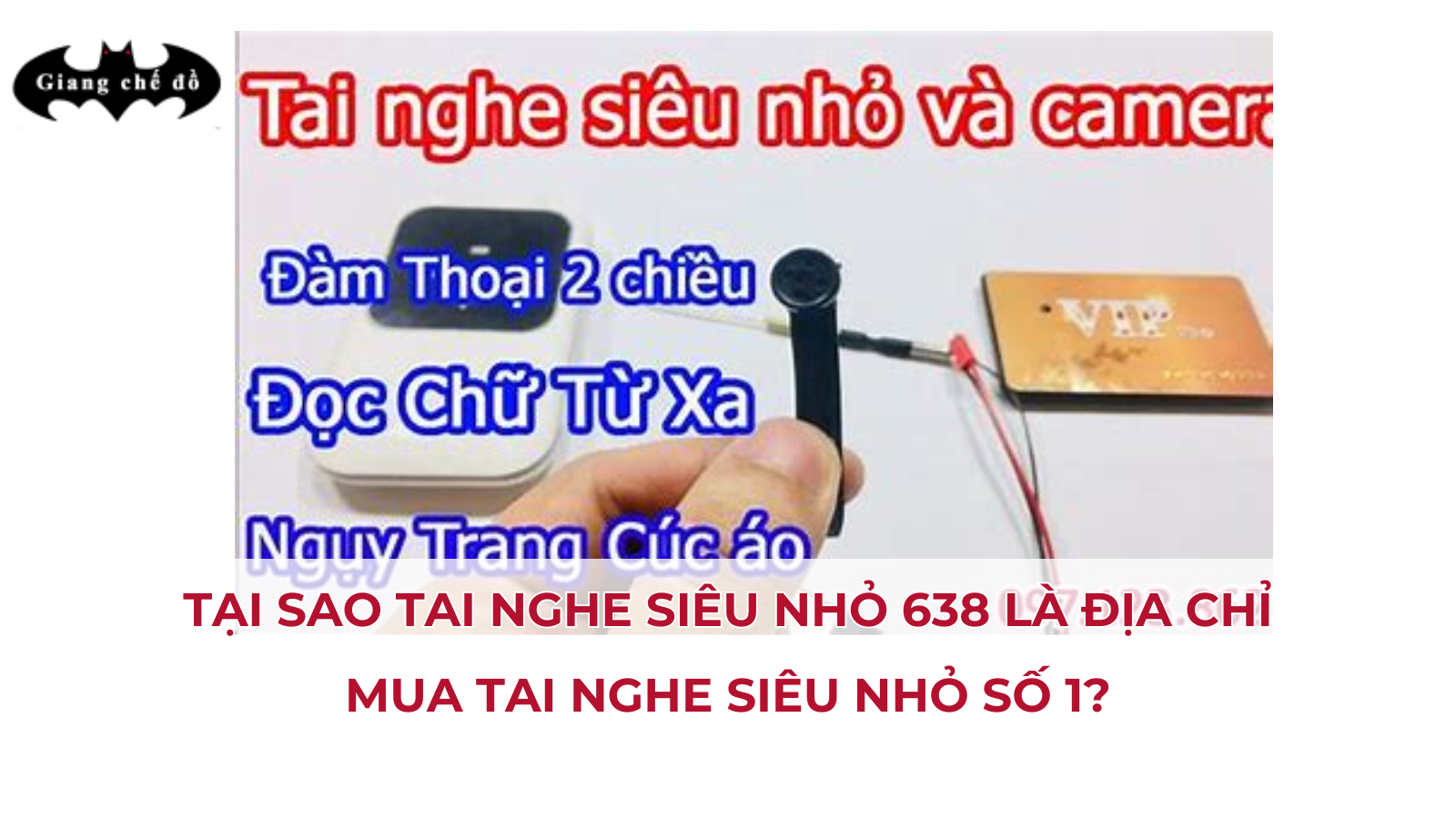 Tại sao Tai nghe siêu nhỏ 638 là địa chỉ mua tai nghe siêu nhỏ số 1?