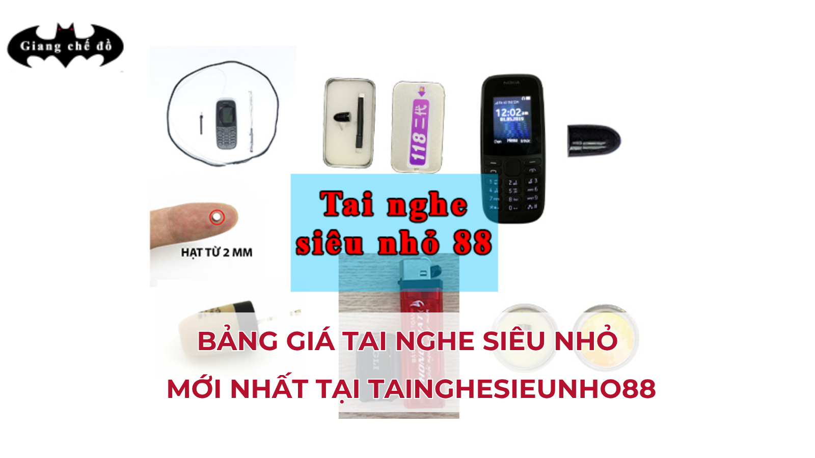 Bảng giá tai nghe siêu nhỏ mới nhất tại Tainghesieunho88